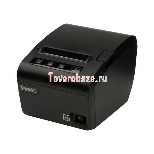 Принтер чеков Sam4s Ellix 30 COM/USB черный (с БП)